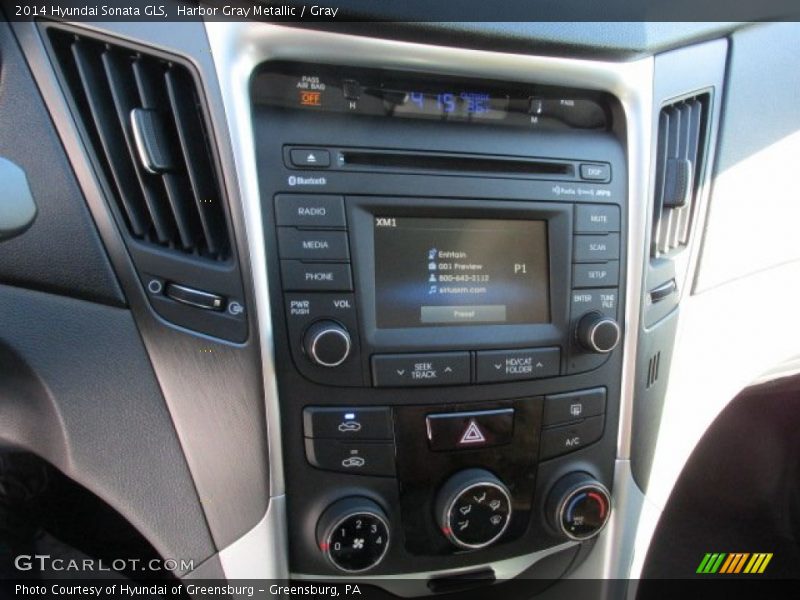 Harbor Gray Metallic / Gray 2014 Hyundai Sonata GLS