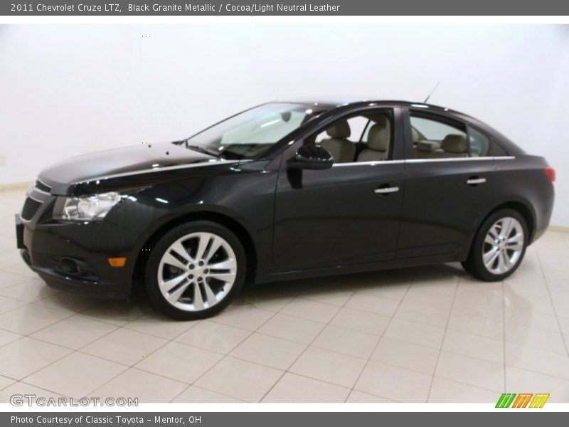Black Granite Metallic / Cocoa/Light Neutral Leather 2011 Chevrolet Cruze LTZ