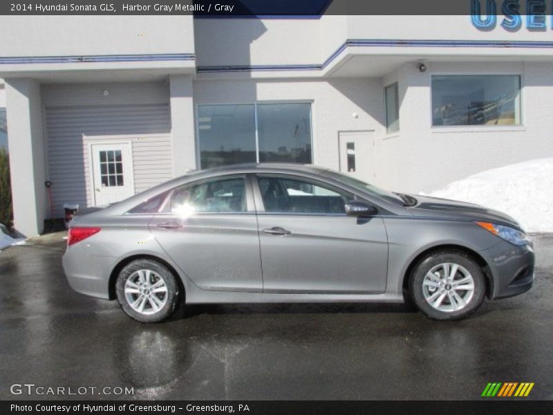 Harbor Gray Metallic / Gray 2014 Hyundai Sonata GLS