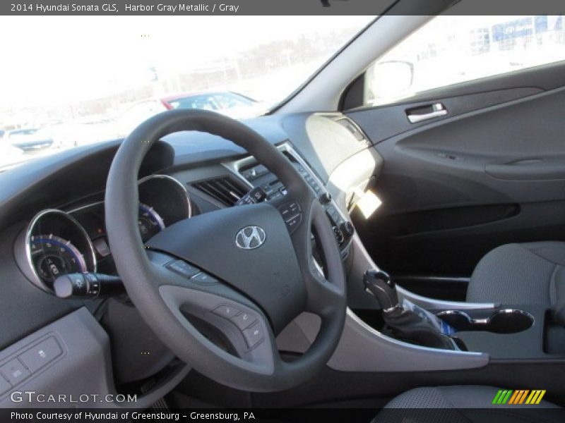 Harbor Gray Metallic / Gray 2014 Hyundai Sonata GLS
