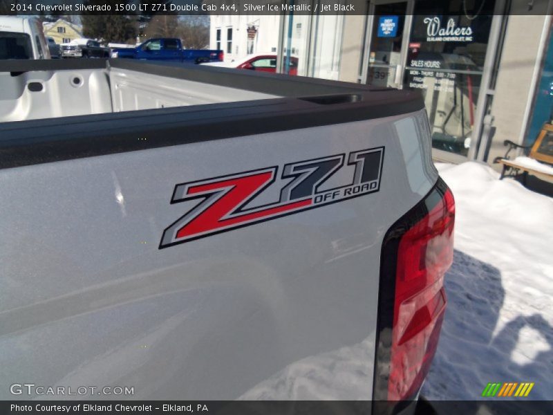 Silver Ice Metallic / Jet Black 2014 Chevrolet Silverado 1500 LT Z71 Double Cab 4x4