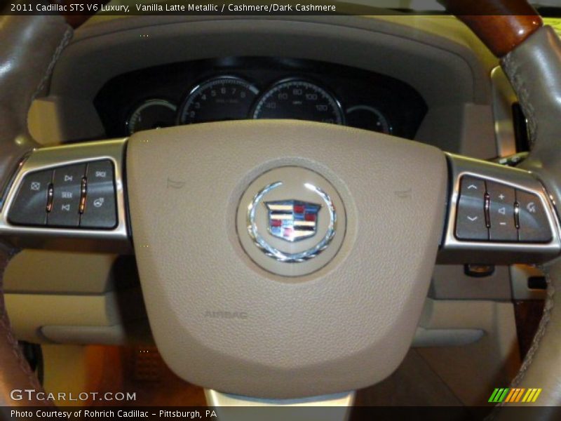 Vanilla Latte Metallic / Cashmere/Dark Cashmere 2011 Cadillac STS V6 Luxury