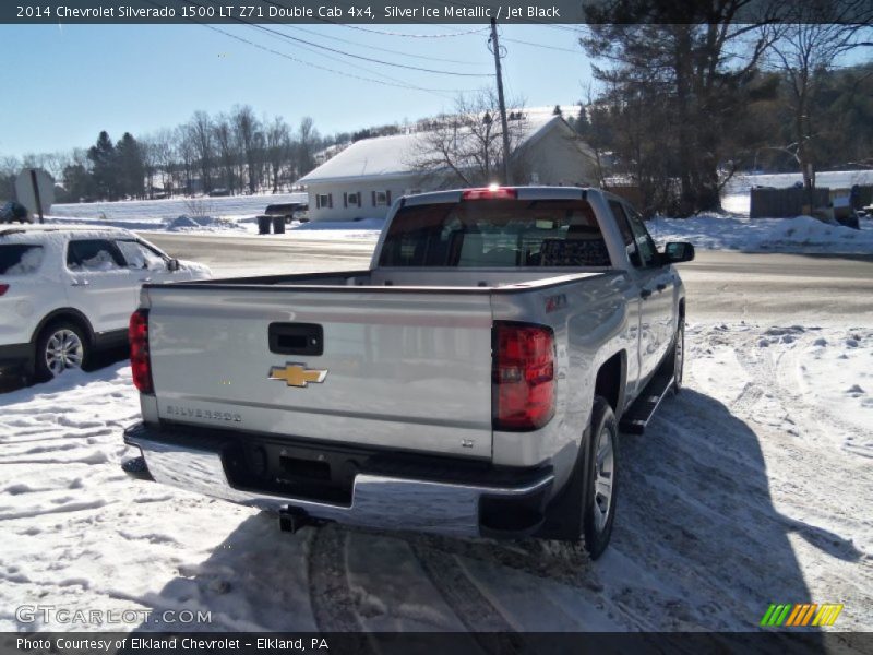 Silver Ice Metallic / Jet Black 2014 Chevrolet Silverado 1500 LT Z71 Double Cab 4x4