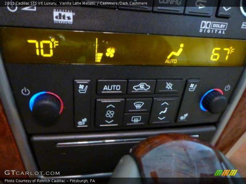 Vanilla Latte Metallic / Cashmere/Dark Cashmere 2011 Cadillac STS V6 Luxury