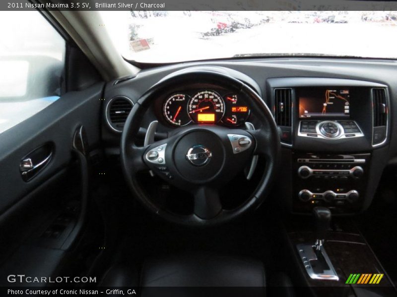 Brilliant Silver / Charcoal 2011 Nissan Maxima 3.5 SV