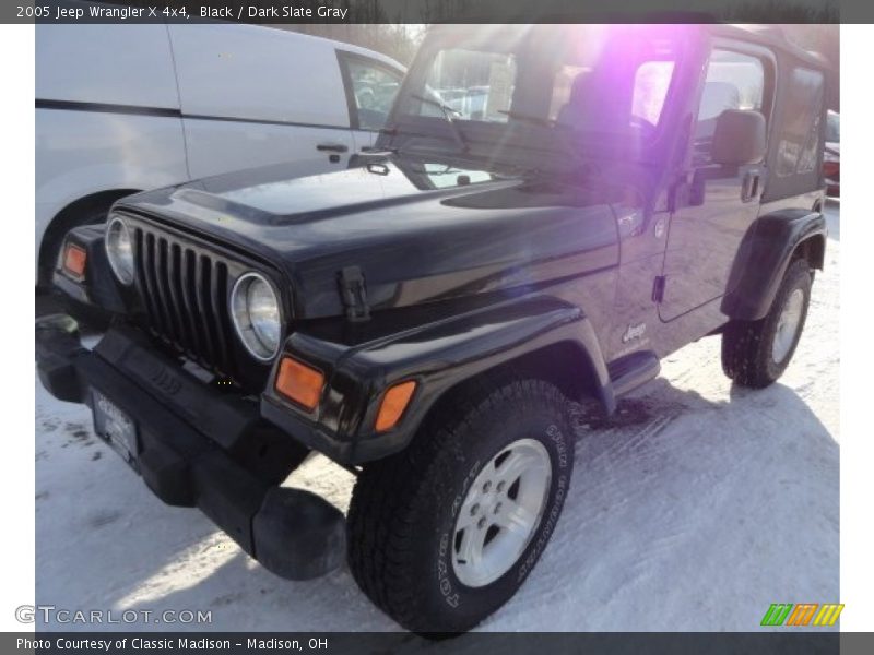 Black / Dark Slate Gray 2005 Jeep Wrangler X 4x4