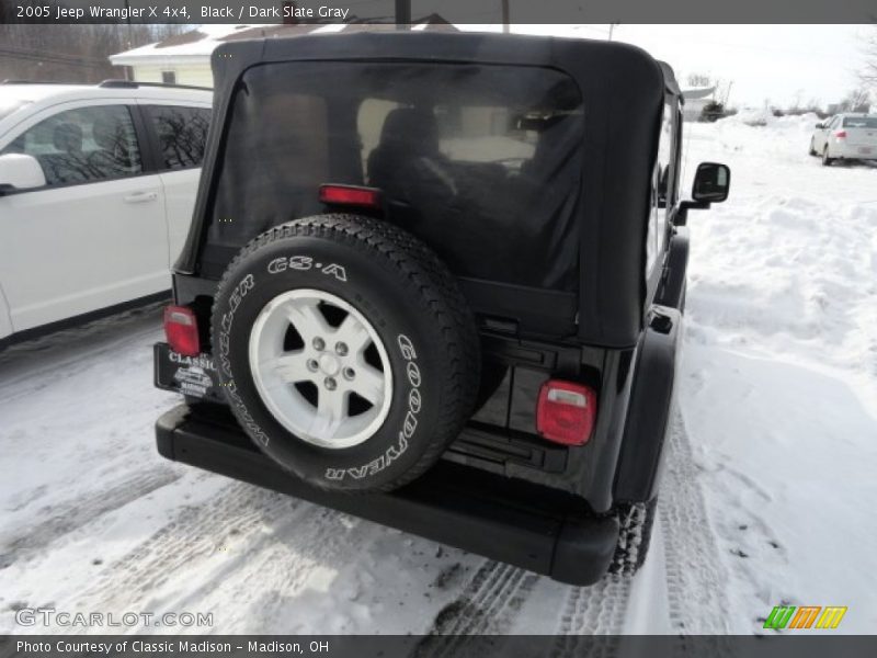 Black / Dark Slate Gray 2005 Jeep Wrangler X 4x4