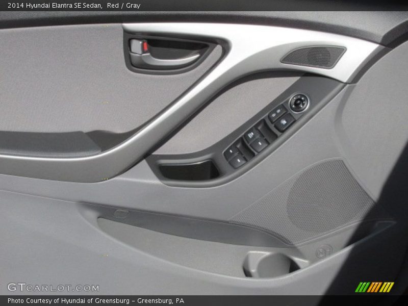 Red / Gray 2014 Hyundai Elantra SE Sedan