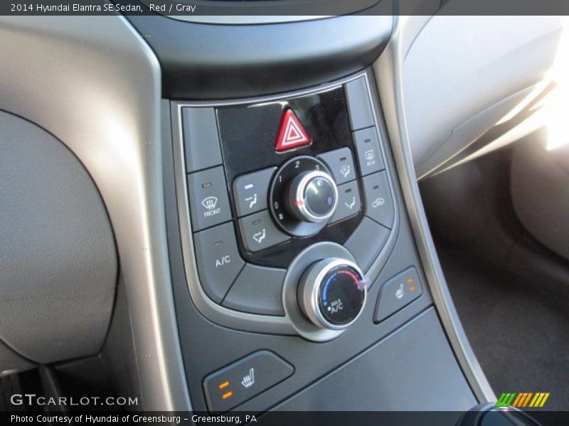 Red / Gray 2014 Hyundai Elantra SE Sedan