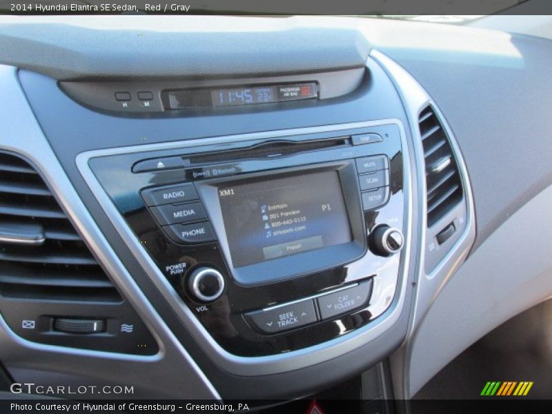 Red / Gray 2014 Hyundai Elantra SE Sedan