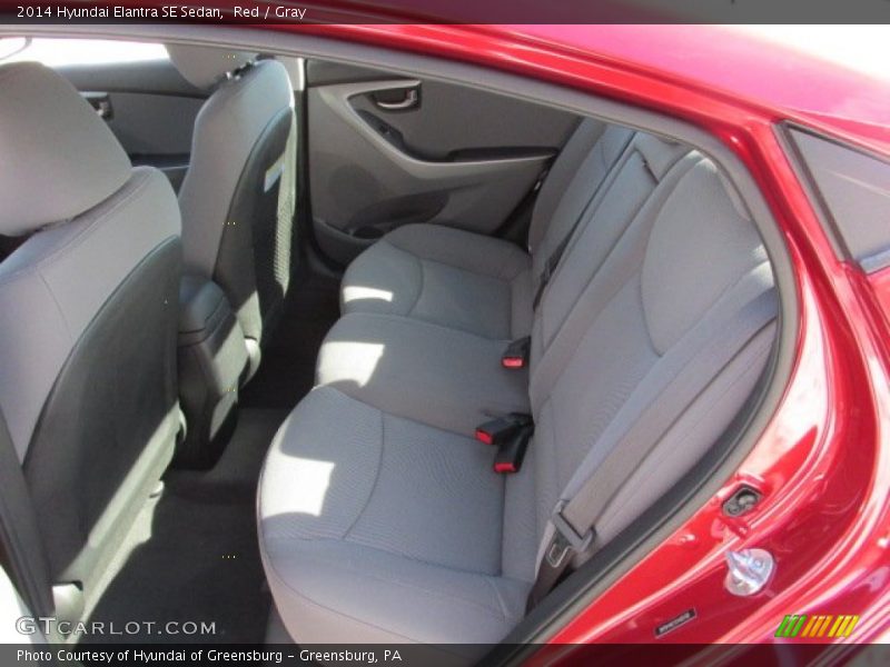 Red / Gray 2014 Hyundai Elantra SE Sedan