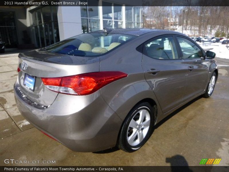 Desert Bronze / Beige 2013 Hyundai Elantra GLS