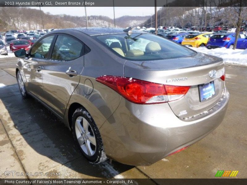 Desert Bronze / Beige 2013 Hyundai Elantra GLS