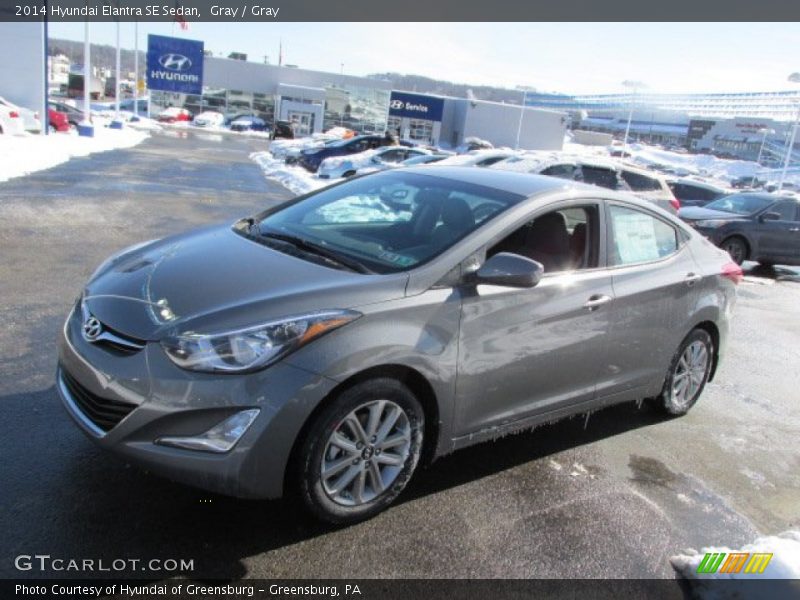 Gray / Gray 2014 Hyundai Elantra SE Sedan
