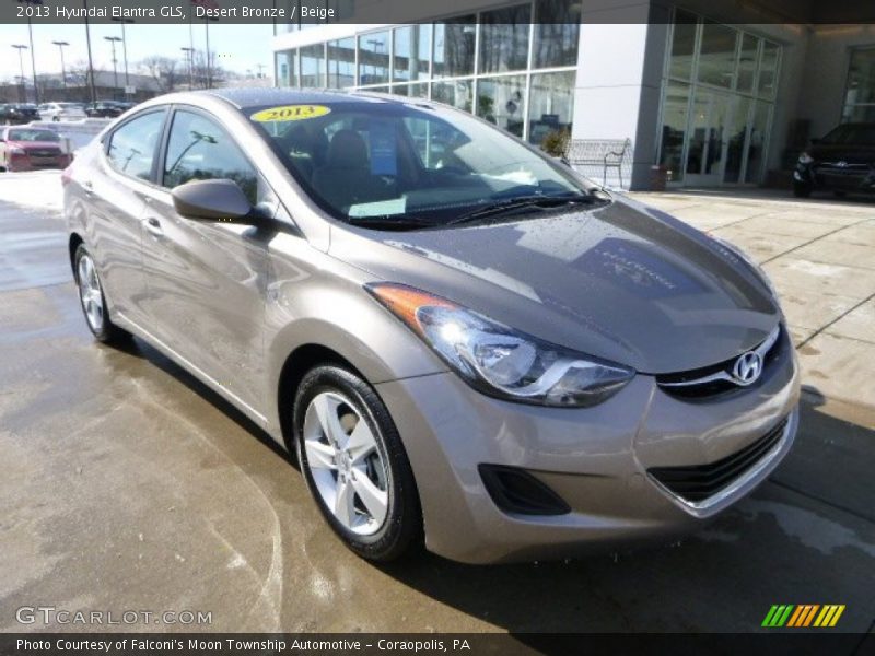Desert Bronze / Beige 2013 Hyundai Elantra GLS