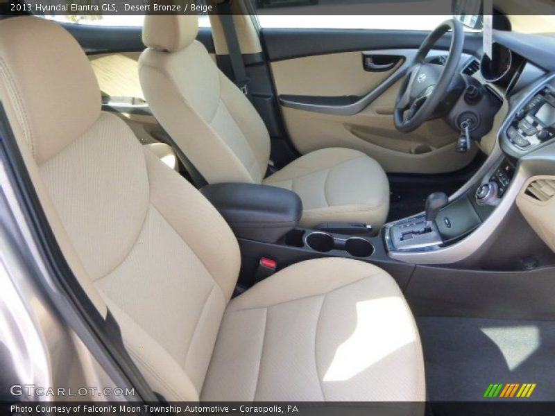 Desert Bronze / Beige 2013 Hyundai Elantra GLS