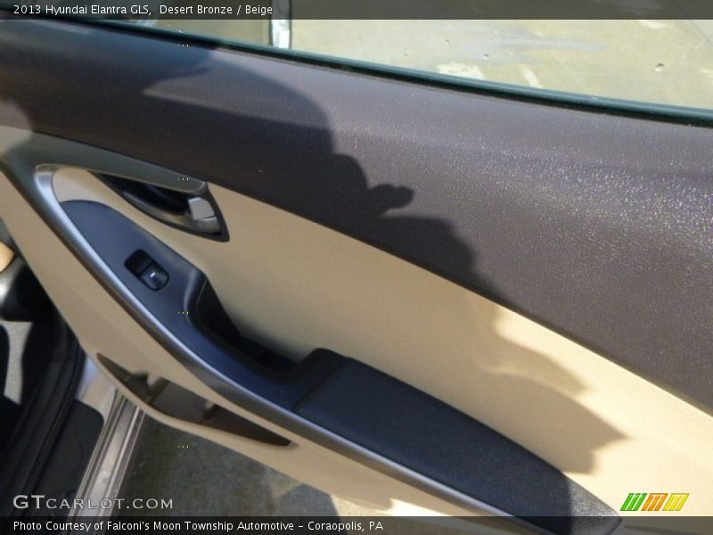 Desert Bronze / Beige 2013 Hyundai Elantra GLS