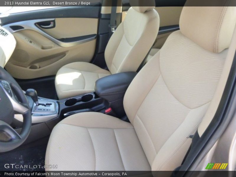 Desert Bronze / Beige 2013 Hyundai Elantra GLS