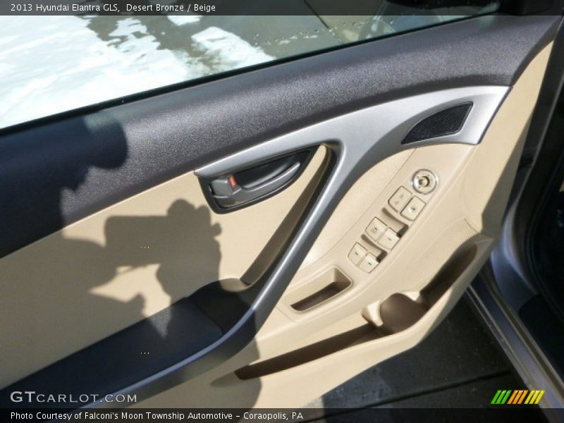 Desert Bronze / Beige 2013 Hyundai Elantra GLS