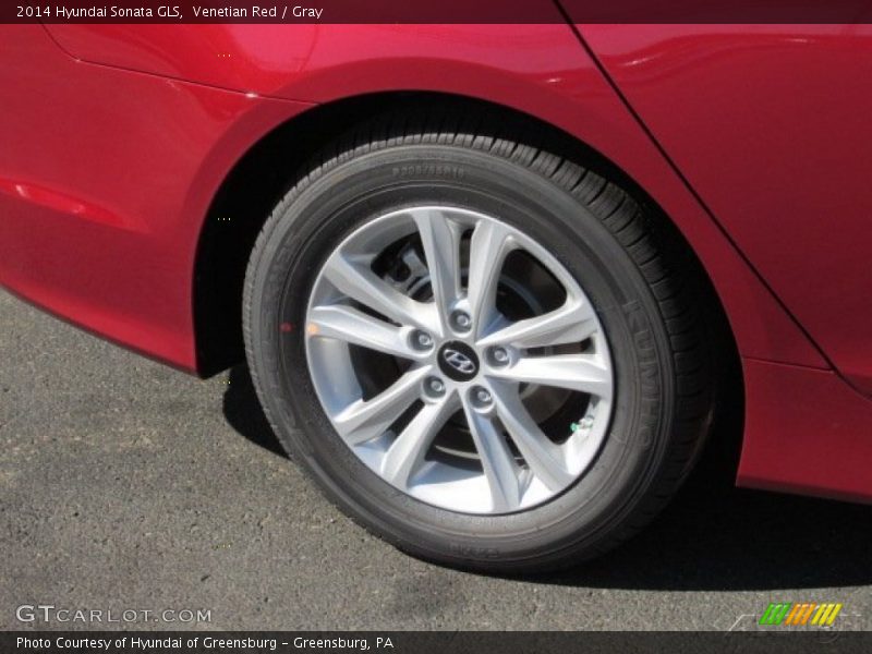 Venetian Red / Gray 2014 Hyundai Sonata GLS