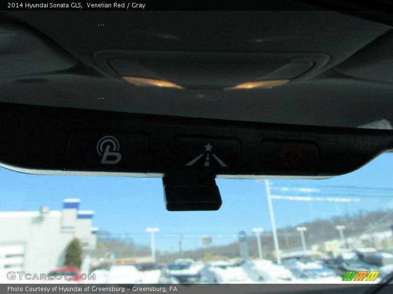 Venetian Red / Gray 2014 Hyundai Sonata GLS