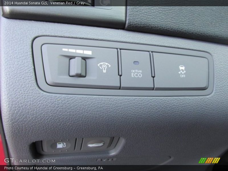 Venetian Red / Gray 2014 Hyundai Sonata GLS