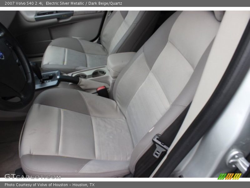 Electric Silver Metallic / Dark Beige/Quartz 2007 Volvo S40 2.4i