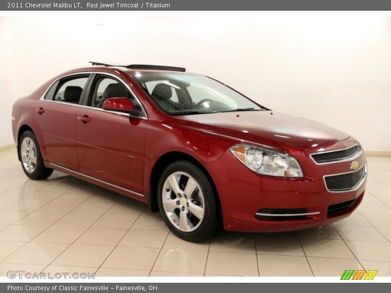 Red Jewel Tintcoat / Titanium 2011 Chevrolet Malibu LT