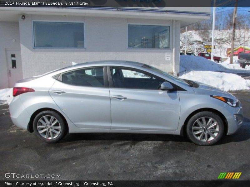 Silver / Gray 2014 Hyundai Elantra SE Sedan