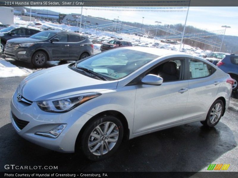 Silver / Gray 2014 Hyundai Elantra SE Sedan