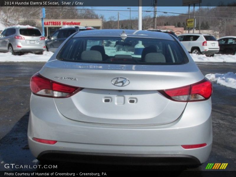 Silver / Gray 2014 Hyundai Elantra SE Sedan