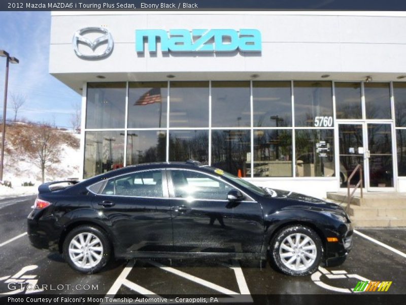Ebony Black / Black 2012 Mazda MAZDA6 i Touring Plus Sedan