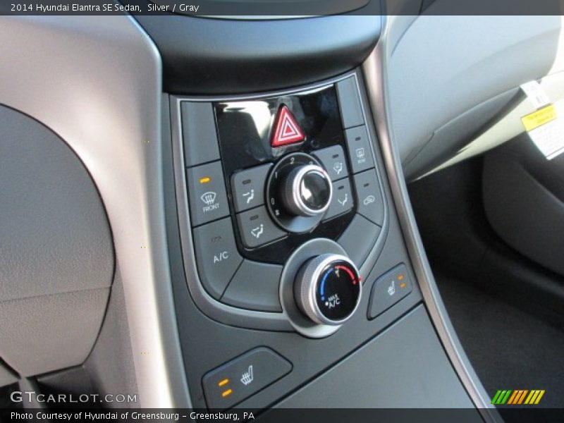 Silver / Gray 2014 Hyundai Elantra SE Sedan
