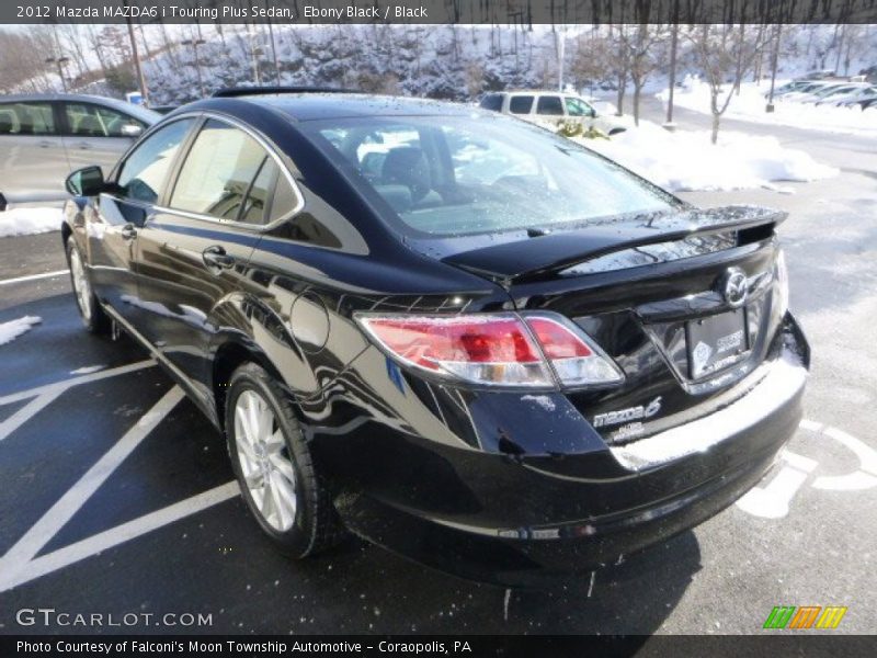 Ebony Black / Black 2012 Mazda MAZDA6 i Touring Plus Sedan