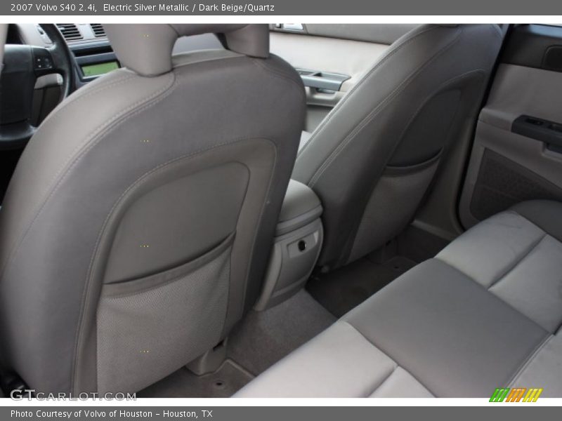 Electric Silver Metallic / Dark Beige/Quartz 2007 Volvo S40 2.4i