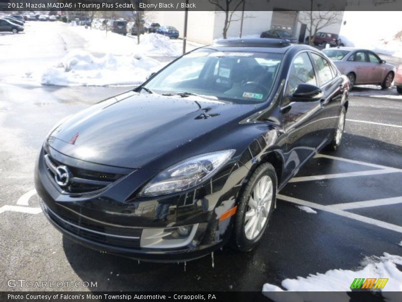 Ebony Black / Black 2012 Mazda MAZDA6 i Touring Plus Sedan