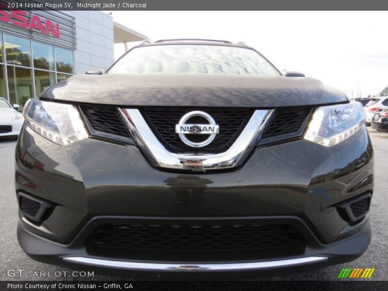Midnight Jade / Charcoal 2014 Nissan Rogue SV