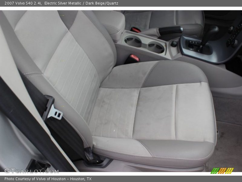Electric Silver Metallic / Dark Beige/Quartz 2007 Volvo S40 2.4i