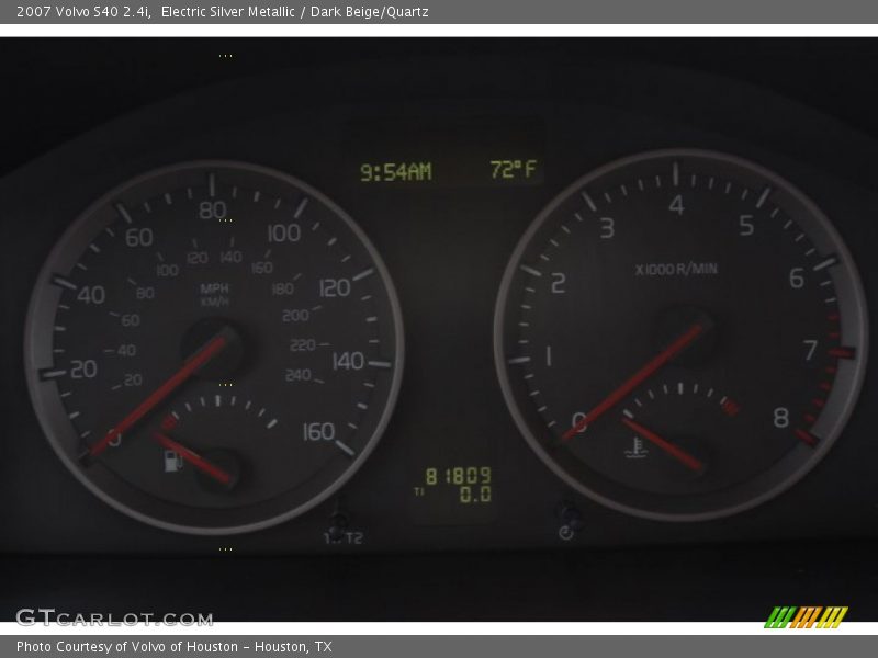 Electric Silver Metallic / Dark Beige/Quartz 2007 Volvo S40 2.4i