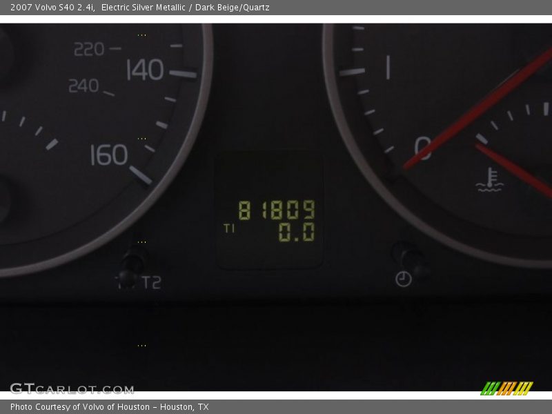 Electric Silver Metallic / Dark Beige/Quartz 2007 Volvo S40 2.4i