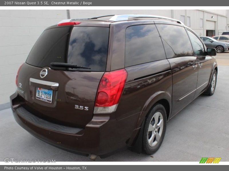 Chestnut Metallic / Beige 2007 Nissan Quest 3.5 SE