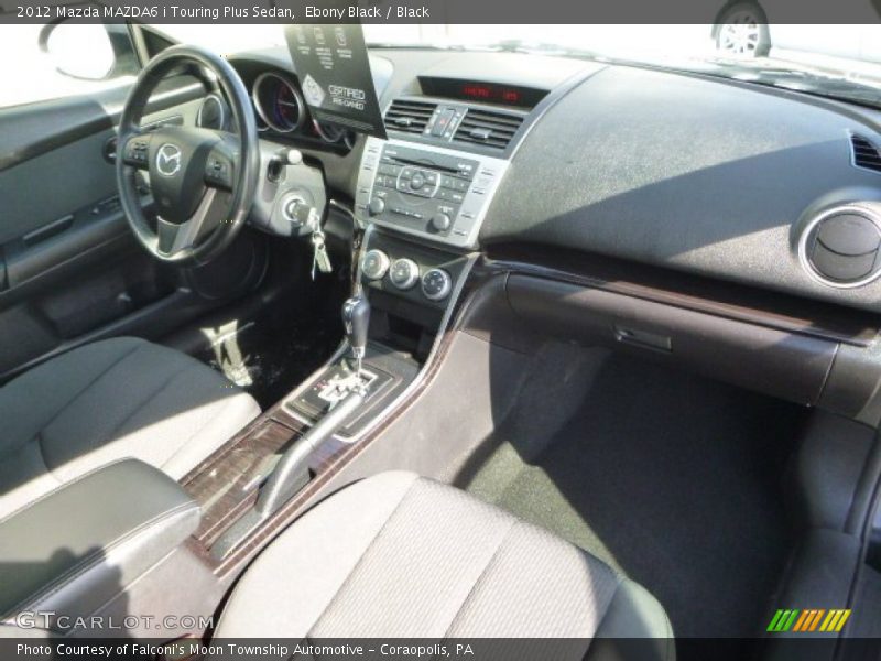 Ebony Black / Black 2012 Mazda MAZDA6 i Touring Plus Sedan