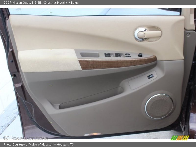 Chestnut Metallic / Beige 2007 Nissan Quest 3.5 SE