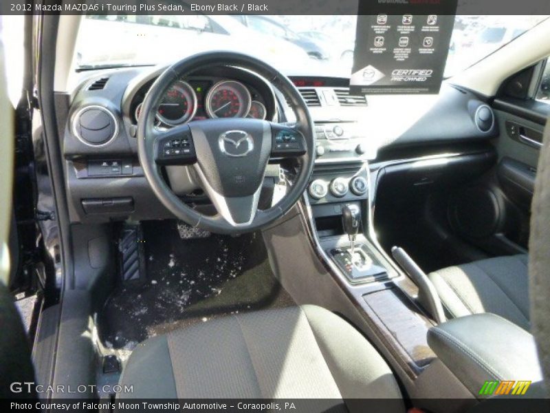 Ebony Black / Black 2012 Mazda MAZDA6 i Touring Plus Sedan