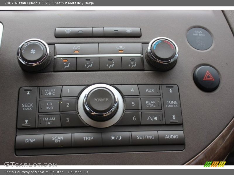 Chestnut Metallic / Beige 2007 Nissan Quest 3.5 SE