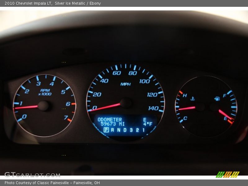 Silver Ice Metallic / Ebony 2010 Chevrolet Impala LT