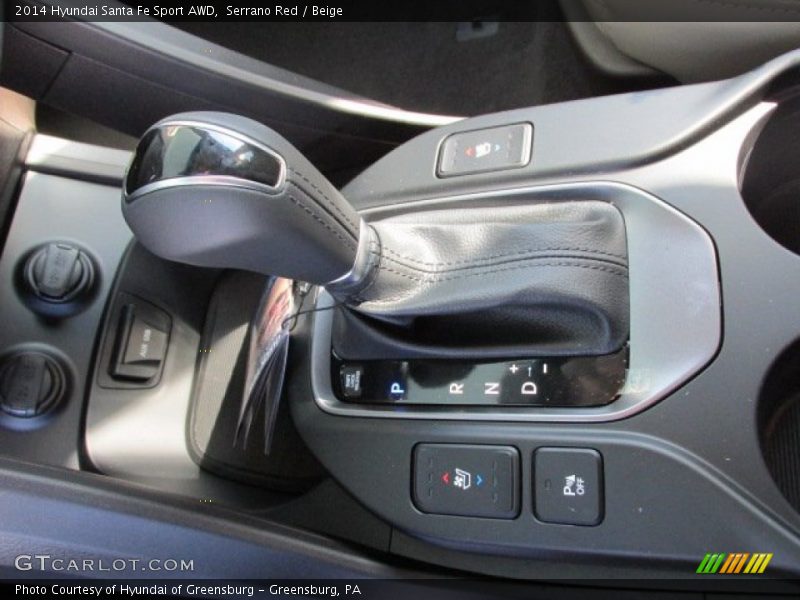Serrano Red / Beige 2014 Hyundai Santa Fe Sport AWD