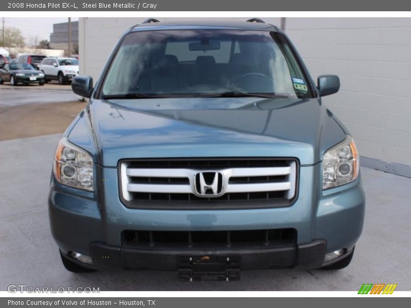 Steel Blue Metallic / Gray 2008 Honda Pilot EX-L