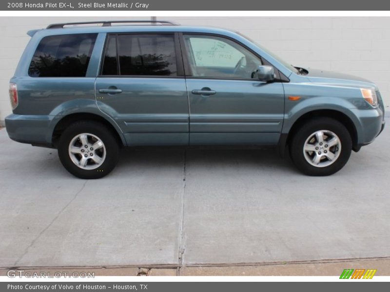 Steel Blue Metallic / Gray 2008 Honda Pilot EX-L