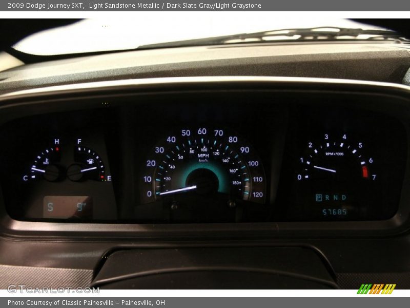Light Sandstone Metallic / Dark Slate Gray/Light Graystone 2009 Dodge Journey SXT